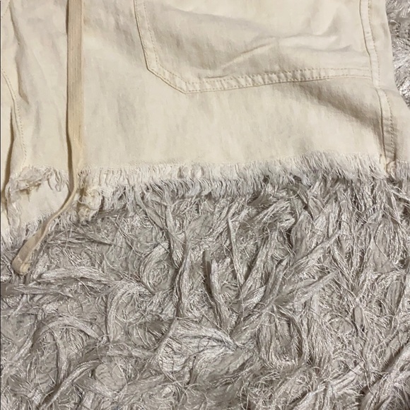 Free people ecru linen shorts - Picture 4 of 6